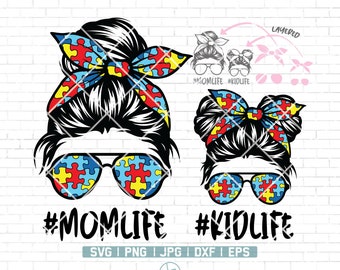Autism Mom Svg Etsy