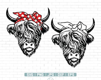 Free Scottish Highland Cow Svg SVG PNG EPS DXF File Free Scottish Highland Cow Svg SVG PNG EPS DXF File