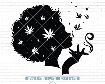 Download Black Afro Weed Etsy