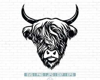 Download Scottish Cow Svg Etsy