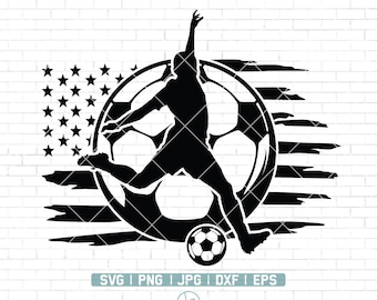 US Soccer Svg Datei | Fußball Clipart | Fussball Saison Svg | Fußball Shirt | Fußball Mama | Kinder Größte Fan Svg Datei für Cricut | Fussball Geschnittene Dateien