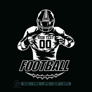 Football player svg Png | Football name | Football svg | football team | Football Season | Football Player Png | Football Shirt Svg
