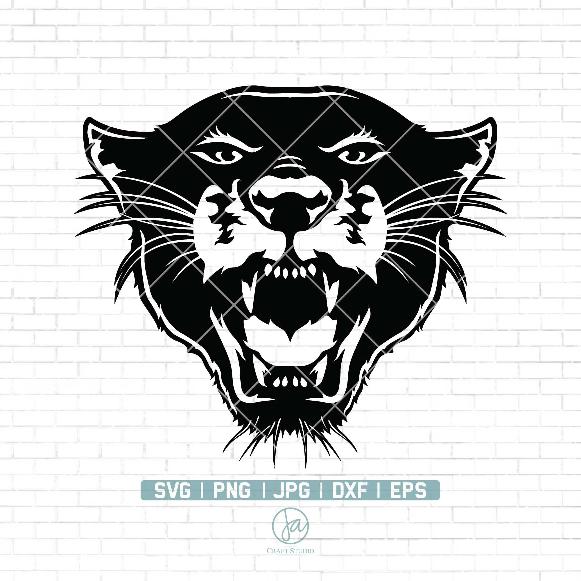 Black Panther SVG Panther Head Svg Wild Panther Svg Wild - Etsy Ireland