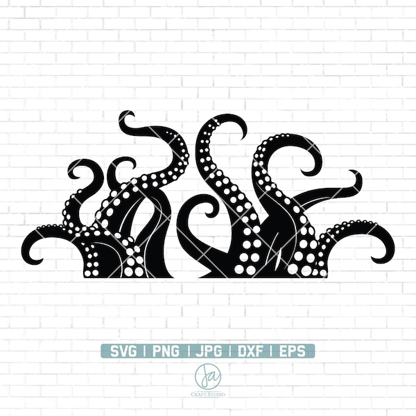 Octopus Tentacles SVG | Octopus Svg | Tentacle Svg | Tentacles Clipart | Kraken Svg | Tentacles Vector | Tentacles PNG | Tentacles Cut files