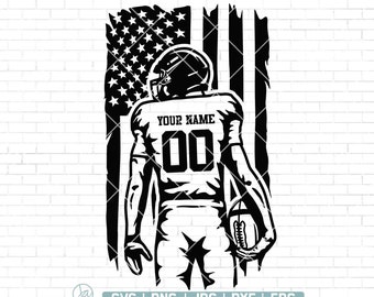 Customized Football Player svg | American Football Svg | Football Name svg | Football Team | Football Season | Sublimation Designs | Png Dxf