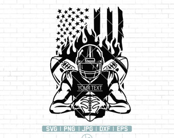 Customized Football Player svg | American Football Svg | Football Name svg | Football Team | Football Season | Sublimation Designs | Png Dxf