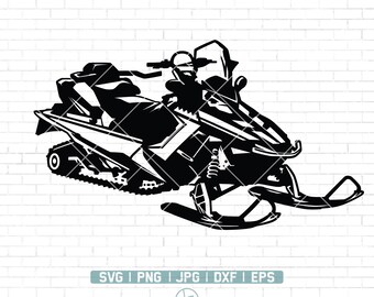 Snowmobile SVG / Winter SVG / Snowmobile Clipart / Snowmobile Svg Cut Files for Cricut / Png Jpg Dxf Eps