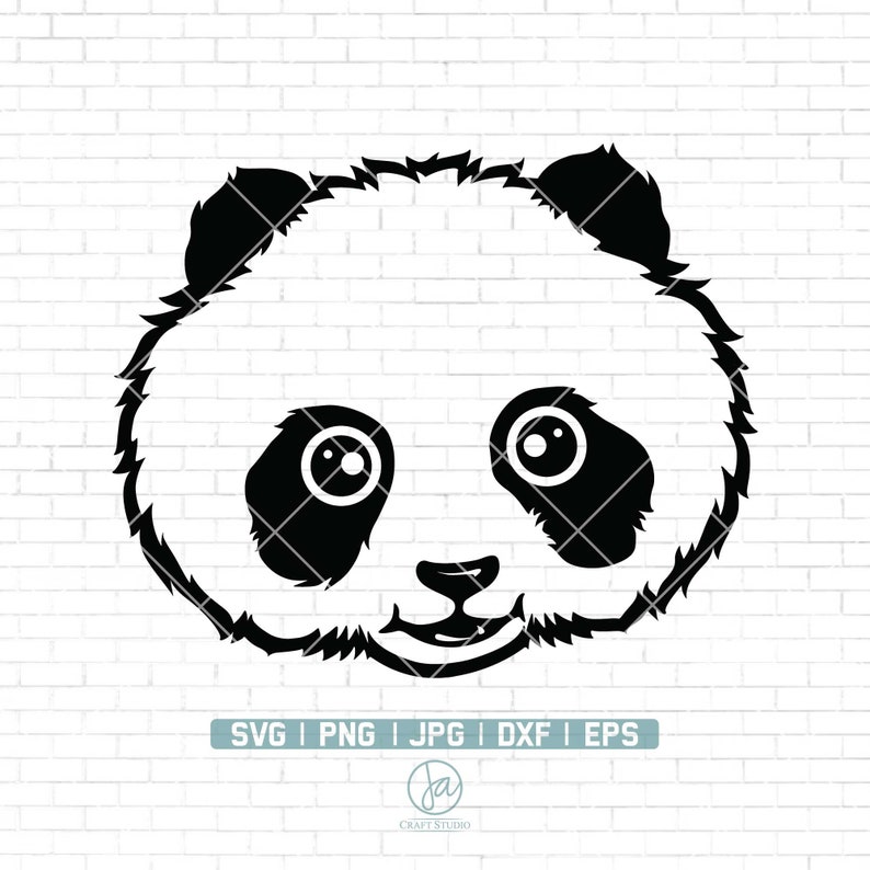Cute Panda Svg Baby Panda Svg Panda Face Svg Panda Head - Etsy