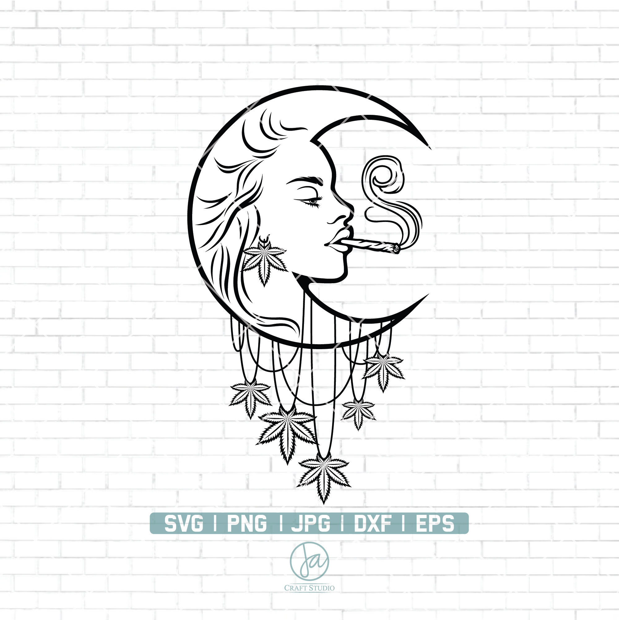 moon smoking cigarette Smoking Moon