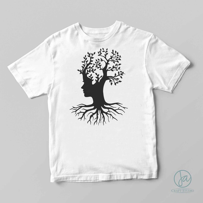 Woman Tree SVG | Women Empowerment SVG | Mother Nature SVG | Tree With ...