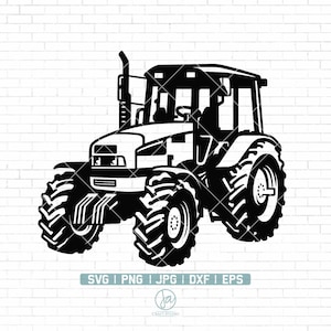Farm Tractor svg | Tractor svg | Farmer svg | Farm Vehicle Svg | tractor Clipart | tractor Cut Files | Tractor Png | Png Dxf Jpg Eps