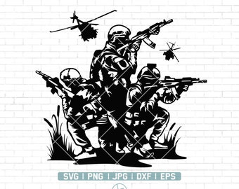 US Soldier Svg | American Troops Svg | United States Military Svg | US Army Svg | US Military Svg | Military png | Clipart | Png Dxf Jpg Eps