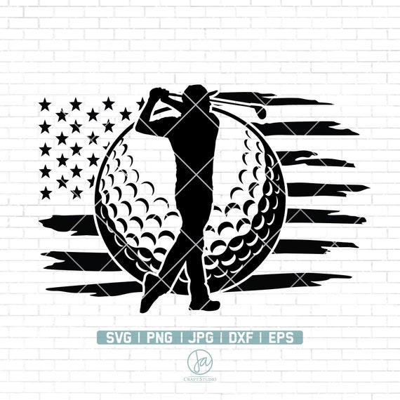 US Golf Svg Golfing Svg Golf Player Svg Golf Clubs Svg - Etsy