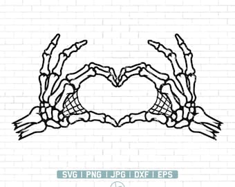 Skeleton hands PNG | skeleton SVG | Skeleton Hand Svg | skeleton heart hands svg | heart Svg | heart png | skeleton png | skeleton love svg