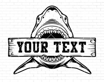 海の中のサメ SVG | サメ SVG | サメの顔 SVG | サメのクリップアート | サメの名前 SVG | 顎 SVG | サメのシャツ SVG | ホオジロザメ SVG