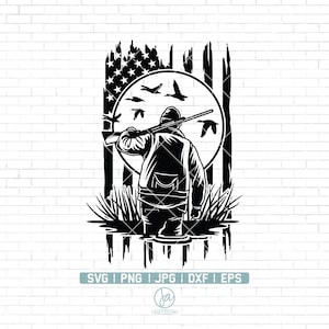 Us Entenjäger Svg, Entenjagd Svg | Jagdmann Svg, Us Hunter Svg | Entenjäger Clipart | Entenjäger Dateien für Cricut | Digitale Dateien