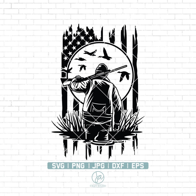 Digital Files Duck Hunter Clipart Hunting Man Svg Us Hunter Svg Duck Hunting Svg Duck Hunter Files for Cricut Us Duck Hunter Svg