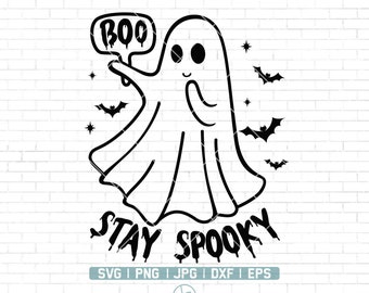 Håll dig läskig svg | Halloween-tröja png | Håll dig läskig png | Rolig Halloween png | Läskig säsong | Söt spöke png | Spöke png | Spöke svg | png