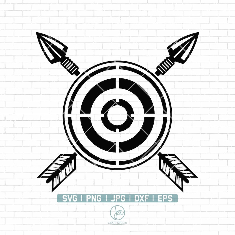 Archery Logo SVG Archery Target SVG Archery Svg Arrow Etsy