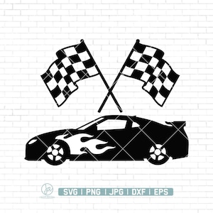 Racing Svg, Retro Race Car Svg, Race Car Svg, Race Car Clipart, Checkered Flag Svg, Racing Flag Svg, Race Car Silhouette, Race Car Png