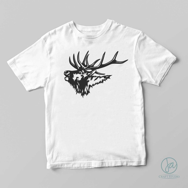 Elk Deer Svg Elk Antler Svg Deer Clipart Deer Hunter Svg - Etsy