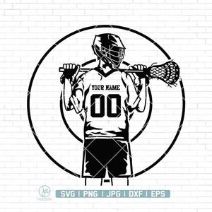 Personalized Name Svg, Lacrosse Player Svg, Lacrosse Mom Svg, Lacrosse Team Svg, Lacrosse Player Clipart, Lacrosse Png, Png Dxf Jpg Eps