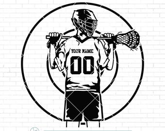Nombre personalizado SVG, Jugador de lacrosse SVG, Mamá de lacrosse SVG, Equipo de lacrosse SVG, Clipart de jugador de lacrosse, Lacrosse PNG, Png Dxf Jpg Eps