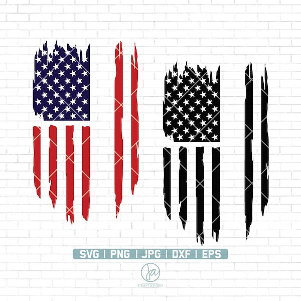 Personalize it Distressed flag svg | American flag svg | 4th of july svg | fourth of july svg | Cricut & Silhouette | Printable | Png Dxf