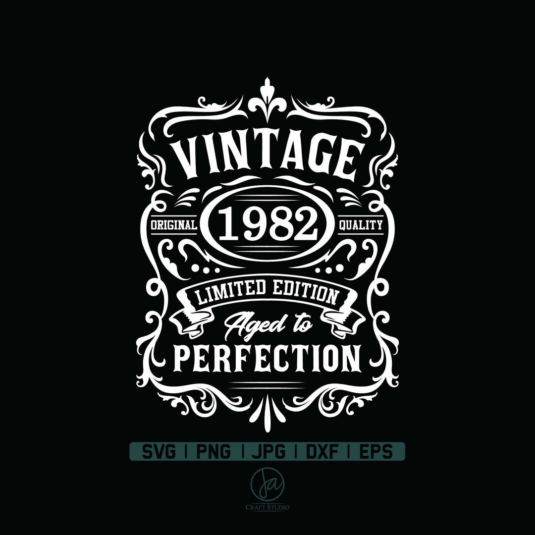 41th Birthday Svg | 41th Birthday Shirt | Vintage 1982 Svg