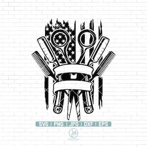 US Barbershop Svg | Barber Tools svg | Barber svg | Hairstylist svg | Barber Shirt | Barber Clipart | Svg Files for Cricut and Silhouette
