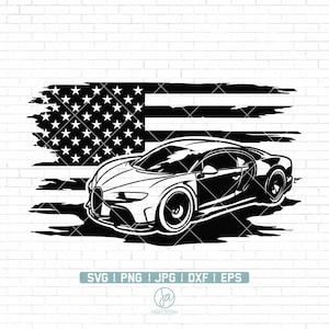Sports Car Svg | Sports Dad svg | US Sports Car Svg | Car svg | Racer Dad Svg | Sport Car Clipart | Sports Car Cutfile | Png Dxf Jpg Eps