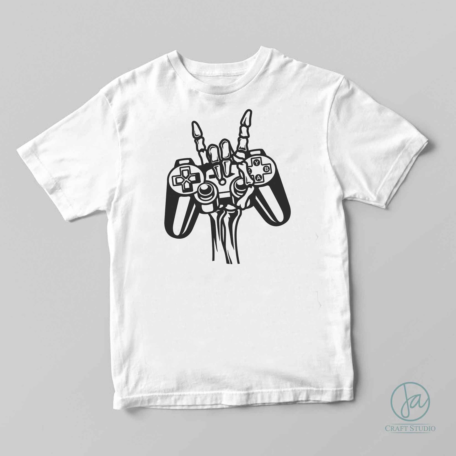 Gamer Skeleton Svg | Skeleton Hand Gamer Svg | Gaming Svg | Gamer Svg ...
