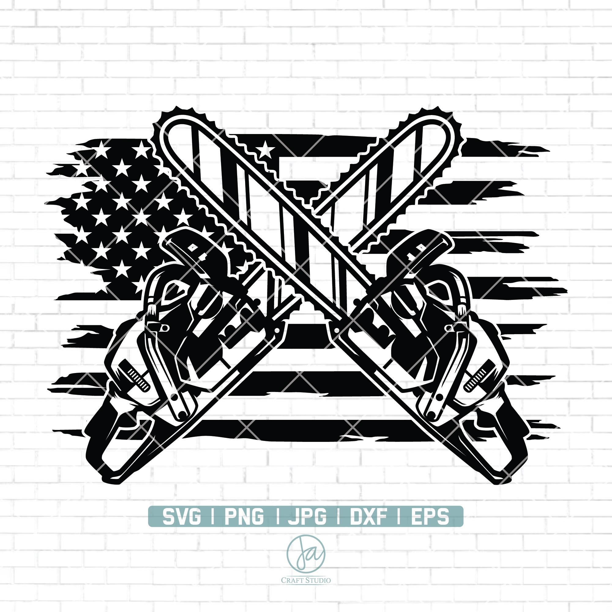 Used, US Logging Chainsaw svg File | Lumberjack Svg | Woodcutter svg | Logging svg | Chainsaw Files for Cricut | Chainsaw Cut Files for Silhouette for sale  