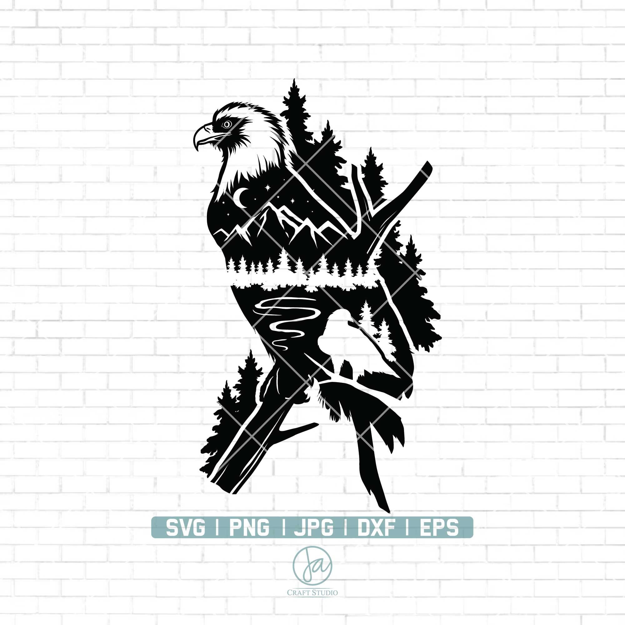 Eagle Rv Svg American Eagle Svg | Eagle Scene Svg | Eagle Svg | Animal Svg | Eagle ...
