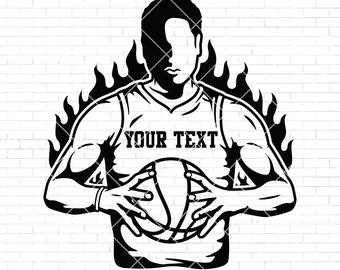 Nombre de baloncesto SVG / Baloncesto Svg / Jugador de baloncesto svg / Baloncesto senior svg / Equipo de baloncesto Svg / Descarga digital / Png Dxf Eps