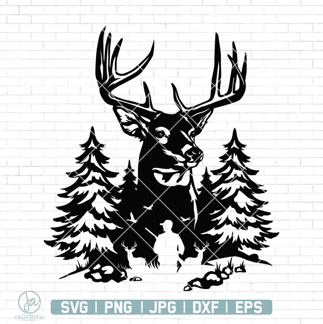 Hunting Svg | Deer Hunting Svg | Deer Hunter Svg | Outdoor Hunting Svg ...