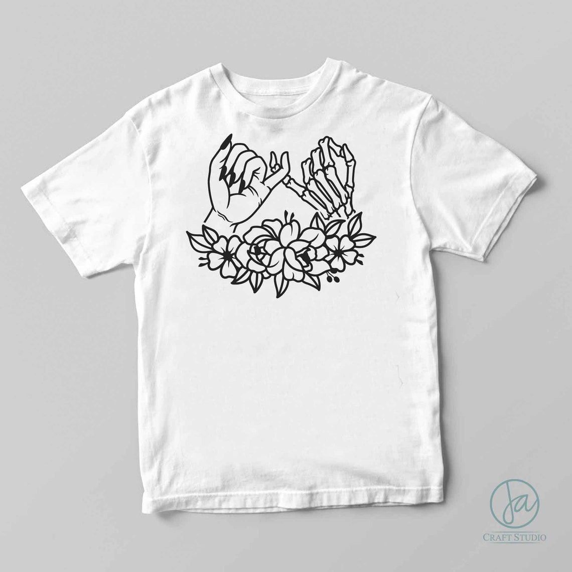 Best Friend Shirt Svg Bestie Svg Floral Hand Svg Etsy