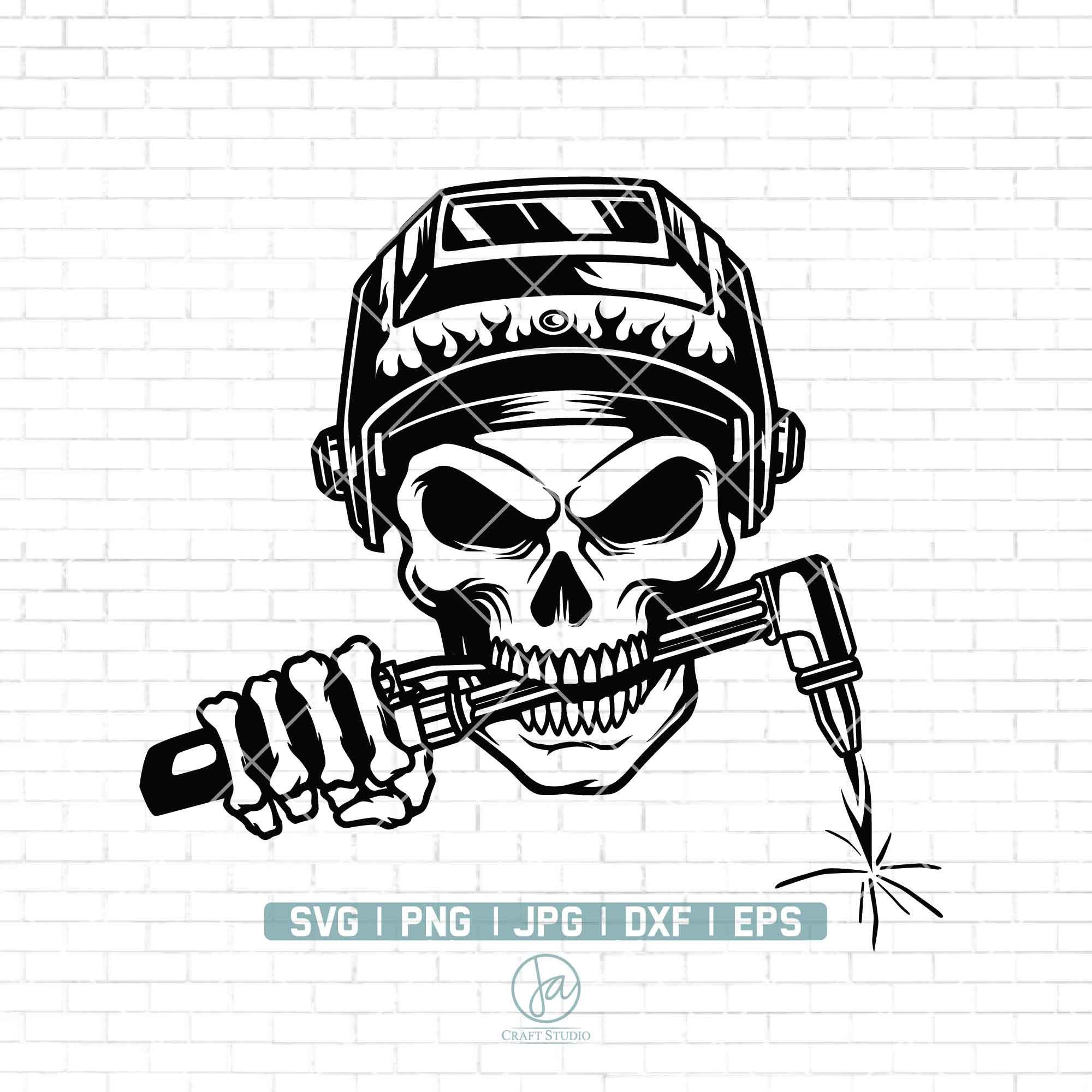 Welder Skull Svg Welder Svg Welder Mechanic Svg Welding Etsy Finland