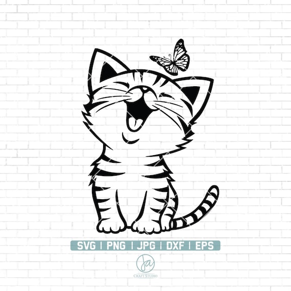 Cat Svg Png Icon Free Download (#438615) 