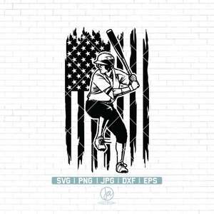 US Baseball svg | Baseball Player svg | American Baseball Svg | Baseball Clipart | Baseball Svg Files for Cricut | Baseball Cut Files | Png