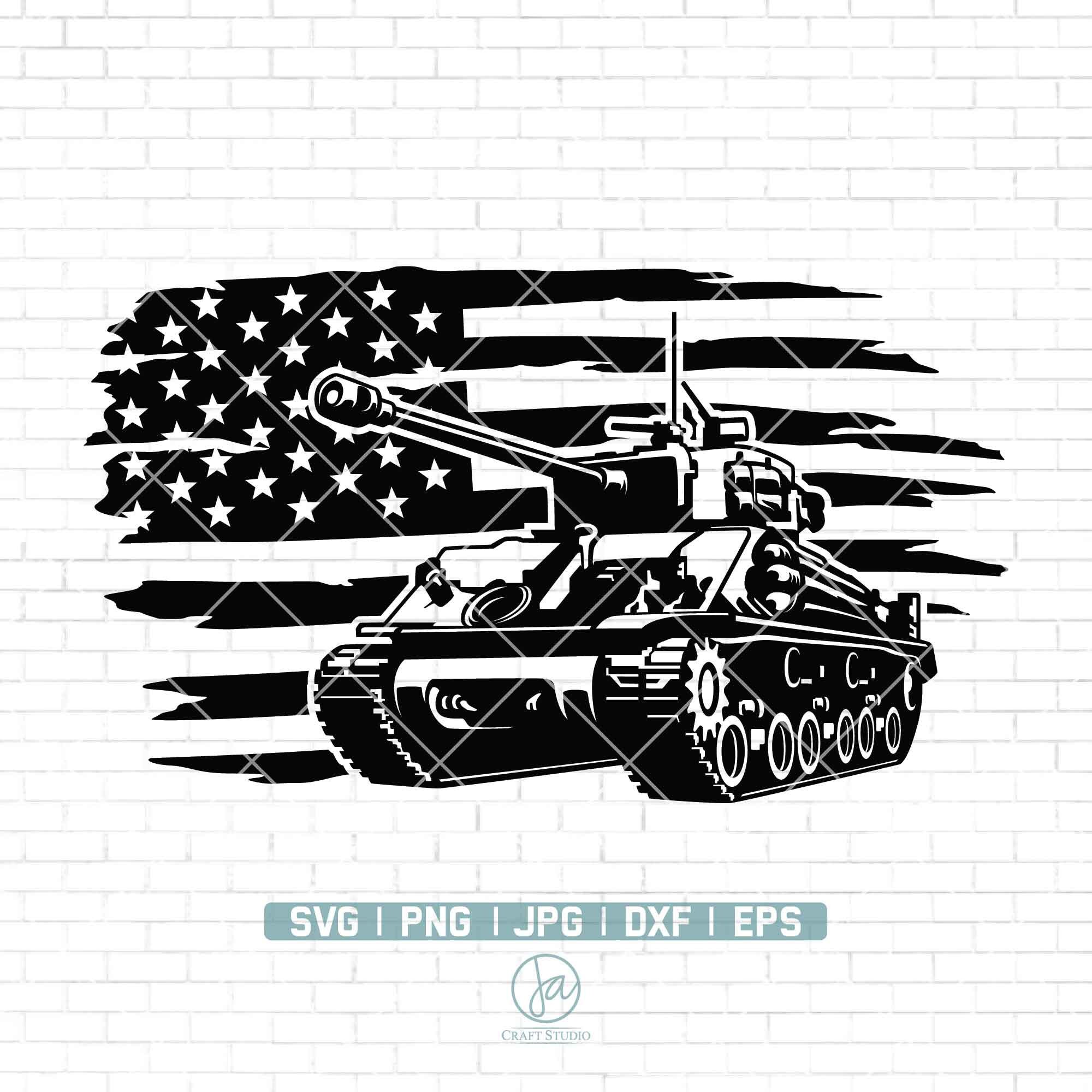 US Military Tank SVG US Marine War Vehicle Military Tank Etsy Singapore
