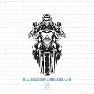 Biker Skull Svg | Motorrijder Skull Svg | biker Clipart | Skull Clipart | Biker Svg | Biker Shirt | Amerikaanse Biker | Motor svg | Biker Png