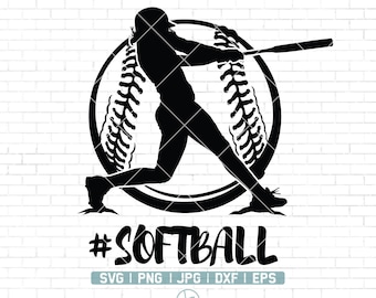 Softball Svg | Softball Clipart | Softball Sport svg | Softball Png | Softball Vector | Sports Svg | Softball Player Svg |Softball Cut Files