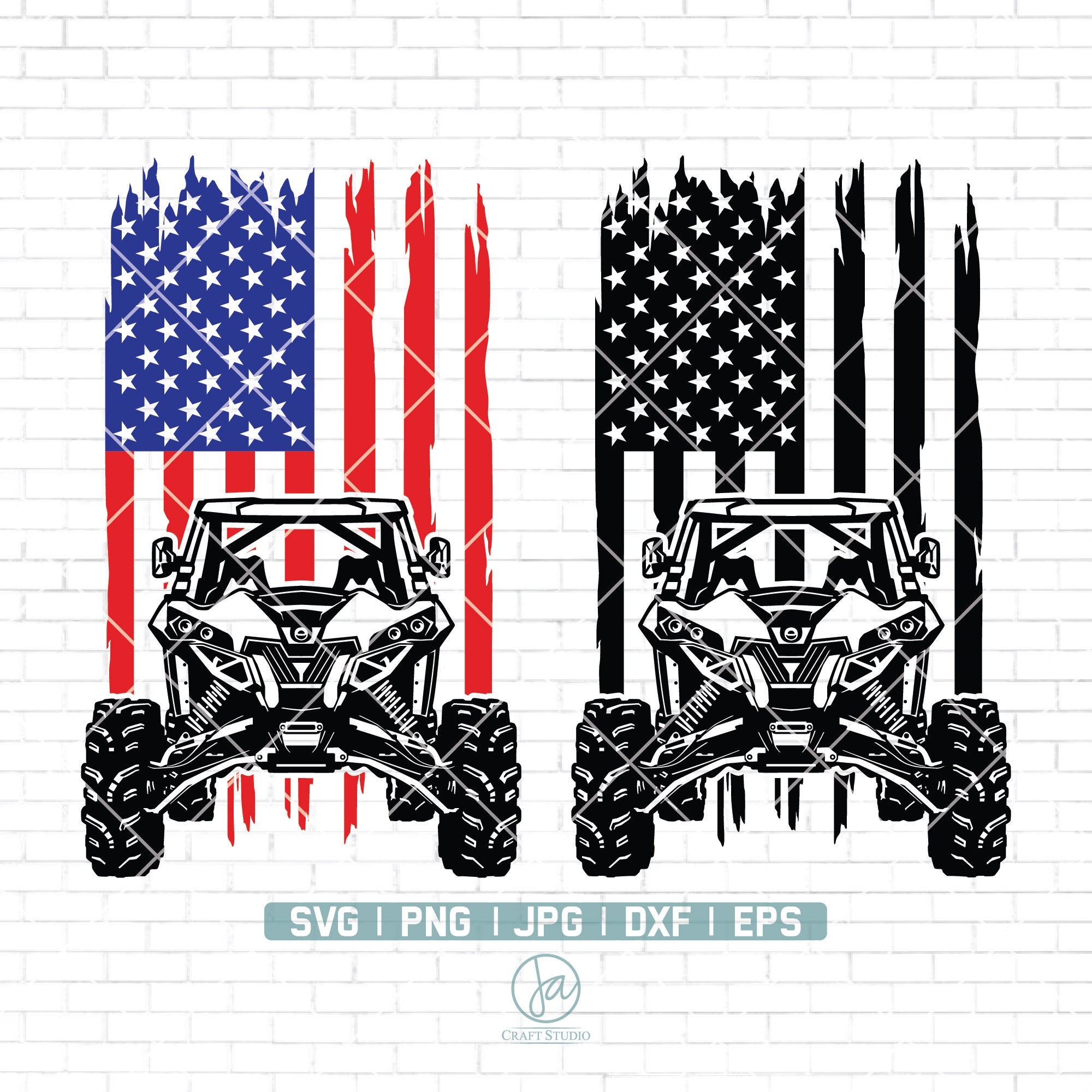 US Atv Svg File Atv Offroad Svg Dirty 4 Wheels RZR Atv - Etsy