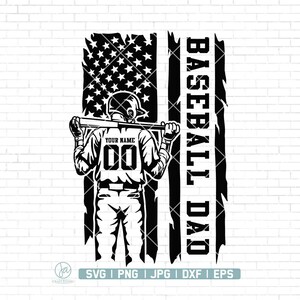 Baseball Dad Svg Png, Personalized Name Svg, Baseball Player Svg, Baseball Mom Svg, Baseball Team Svg, Baseball Player Clipart, Baseball
