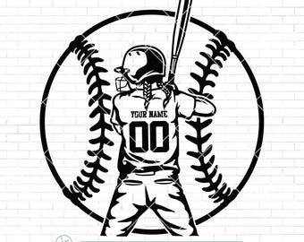 Personalized Name Svg Png, Softball Player Svg, Softball Mom Svg, Softball Team Svg, Softball Player Clipart, Softball Cutfile, Baseball Svg