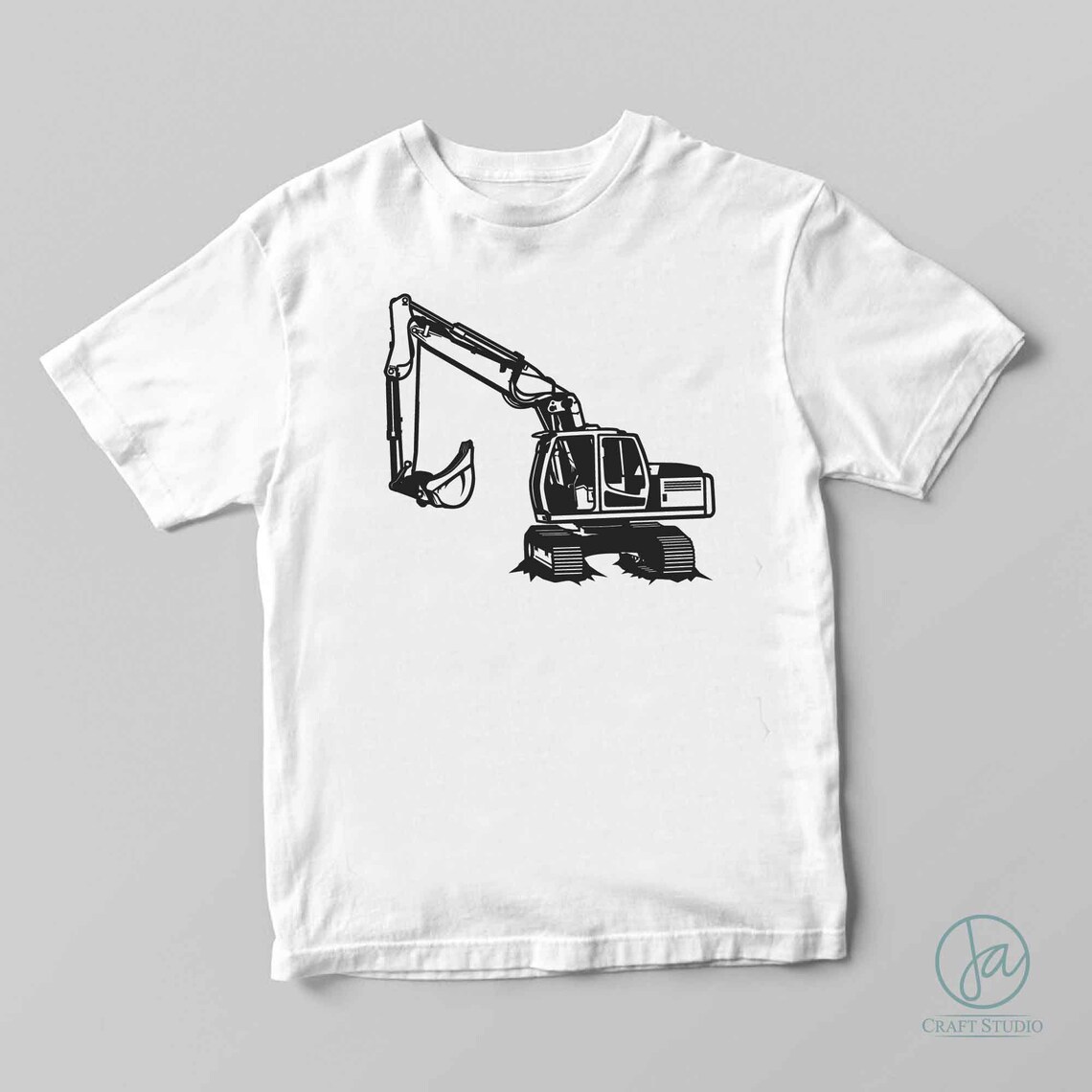 Excavator SVG | Construction SVG | Excavator Clipart | Heavy Equipment ...