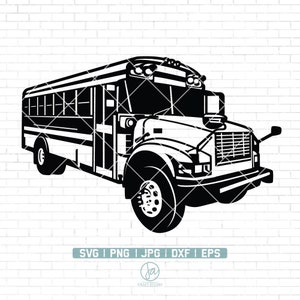 School Bus Svg File | School Svg | Bus Svg | School Bus Clipart | School Bus Cut file | Bus Clipart | Bus Cutting Files | School Life Svg