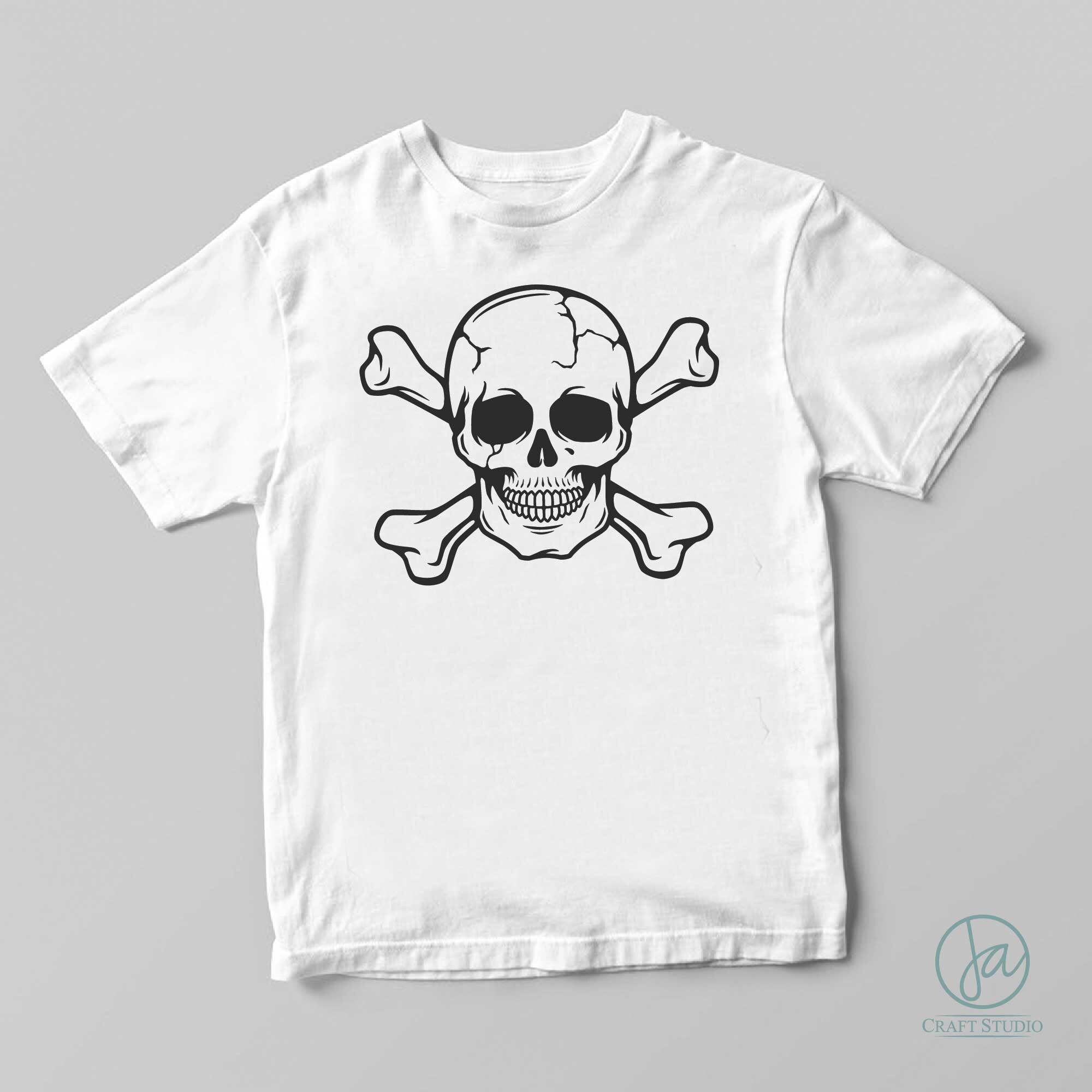 Skull With Crossed Bones Svg | Skull and Bones Svg | Skull