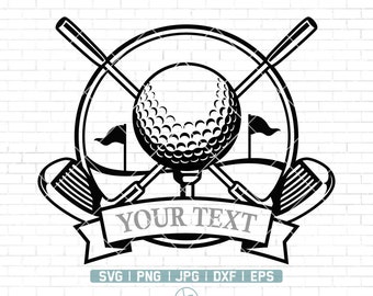 Golf Template SVG. Golf Team PDF. School Spirit EPS. School - Etsy
